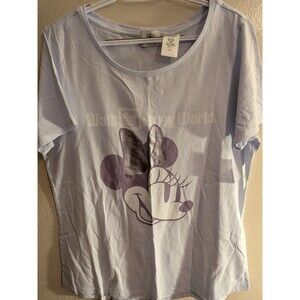 Women’s Disney Minnie Mouse Graphic T-Shirt Size Large  Walt Disney World